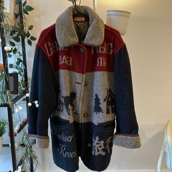 Rue Grenelle Vintage Wool Coat - Picture 1 of 12